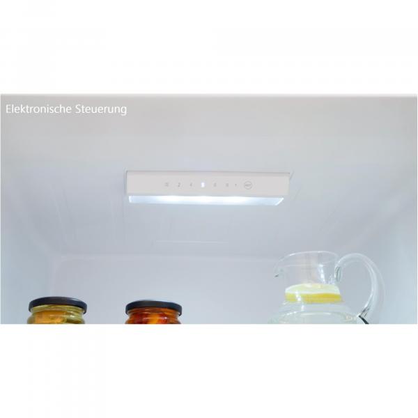 Amica KGCN 387 110 S Stand Kühl-Gefrierkombination, 54 cm breit, 170 cm hoch, 231 L, NoFrost, 0°C Freshzone, Air System, Superkühlen, Edelstahloptik schwarz