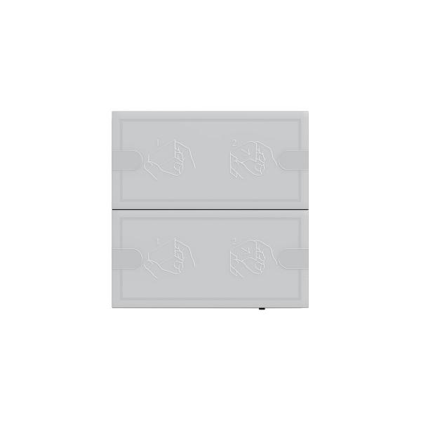 ARDEBO.de Gira 5002028 KNX Tastsensor 4 Komfort 2fach, anthrazit