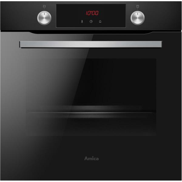 ARDEBO.de Amica EBPX 945 600 SM EEK: A+ Einbaubackofen, 60cm breit, 77 L, Pyrolyse, Eco-Funktion, 9 Backofenfunktionen, schwarz matt