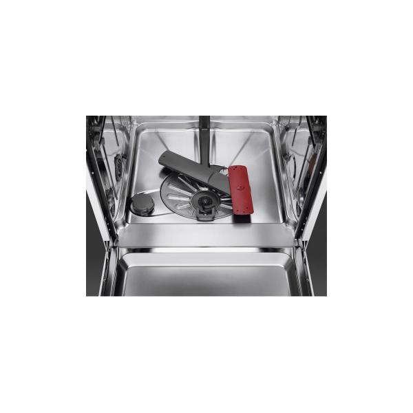 AEG FEE53680ZM Teilintegrierter Geschirrspüler, 60 cm breit, 13 Maßgedecke, AirDry, QuickLift, Satelliten-Sprüharm, edelstahl