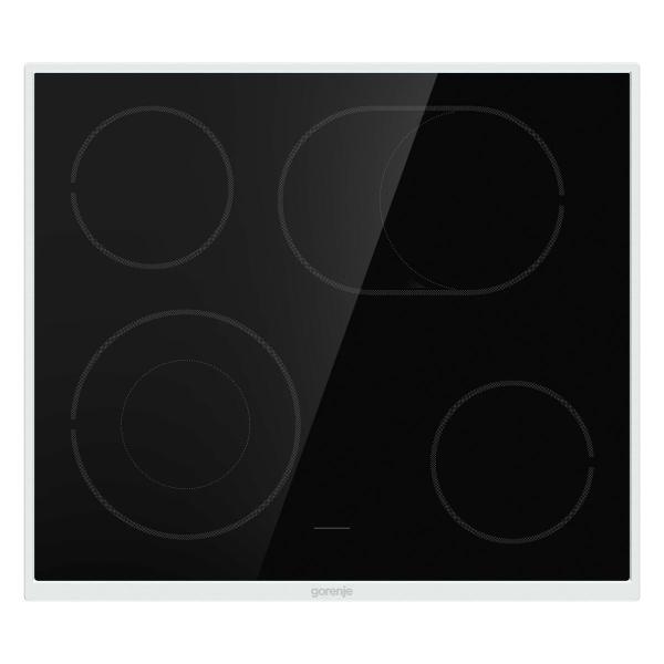 Gorenje Black Set 4 Pyrolyse Einbau-Herdset mit Glaskeramikkochfeld (BCPX6737E05BG+ECD634X), 60cm breit, Pyrolyse, Pizza Funktion, Schwarz