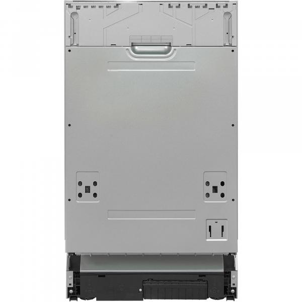 Exquisit EGSP2109-E-030E Vollintegrierter Geschirrspüler, 45 cm breit, 9 Maßgedecke, silber