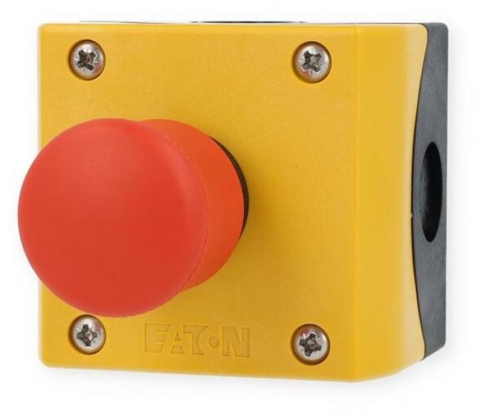 ARDEBO.de Eaton M22/PV/KC11/IY Not-Aus-Taster gelb (216525)