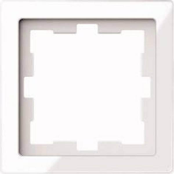 ARDEBO.de Merten D-Life Glas Rahmen, 1fach, kristallweiß (MEG4010-6520)