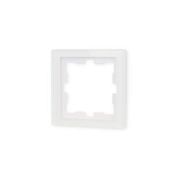 Merten D-Life Glas Rahmen, 1fach, kristallweiß (MEG4010-6520)
