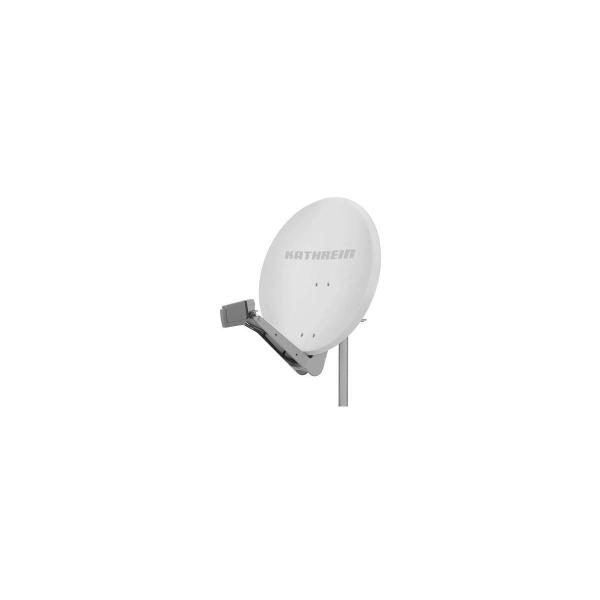 ARDEBO.de Kathrein CAS 90WS Sat-Antenne 90 cm, Masthalterung Typ. 48-90 mm, Stahl verzinkt und beschichtet, ohne LNB, weiß (20010035)