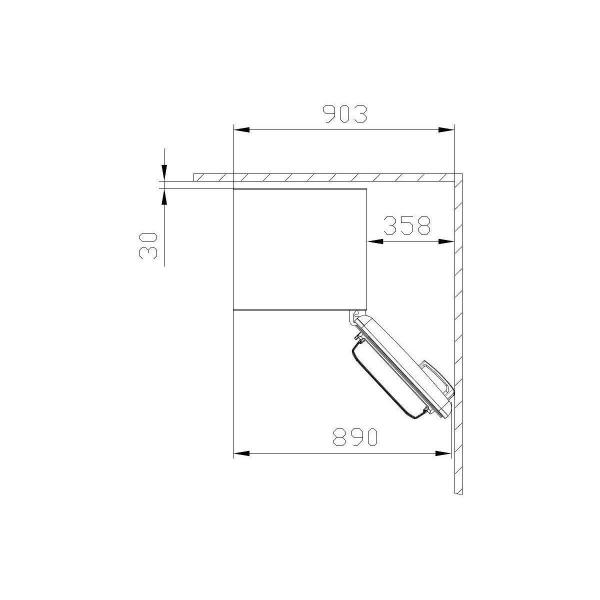 Amica KS 15614 S Retro-Kühlschrank, 55 cm breit, 87,5 cm hoch, 108 L, Automatische Abtauung, LED-Beleuchtung, Gefrierfach schwarz glanz