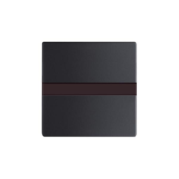 ARDEBO.de Busch Jaeger Busch-Komfortschalter® flex, Bedienelement mit Orientierungslicht, Schwarz Matt (2CKA006800A2894)