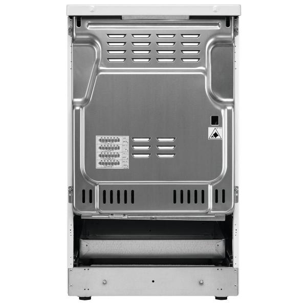 AEG CCB50080BW EEK: A Standherd mit Glaskeramikkochfeld, 50 cm breit, 60 L, Leichtreinigungstür, Geschirrwagen, weiß (943005257)