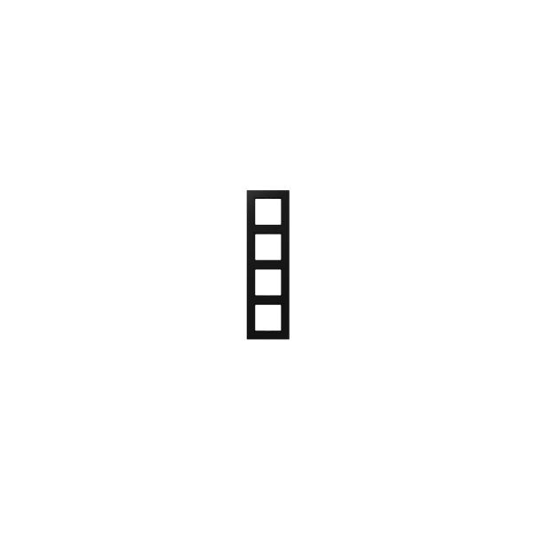 ARDEBO.de Jung A5584BFSWM Rahmen, 4fach, A 550, graphitschwarz matt