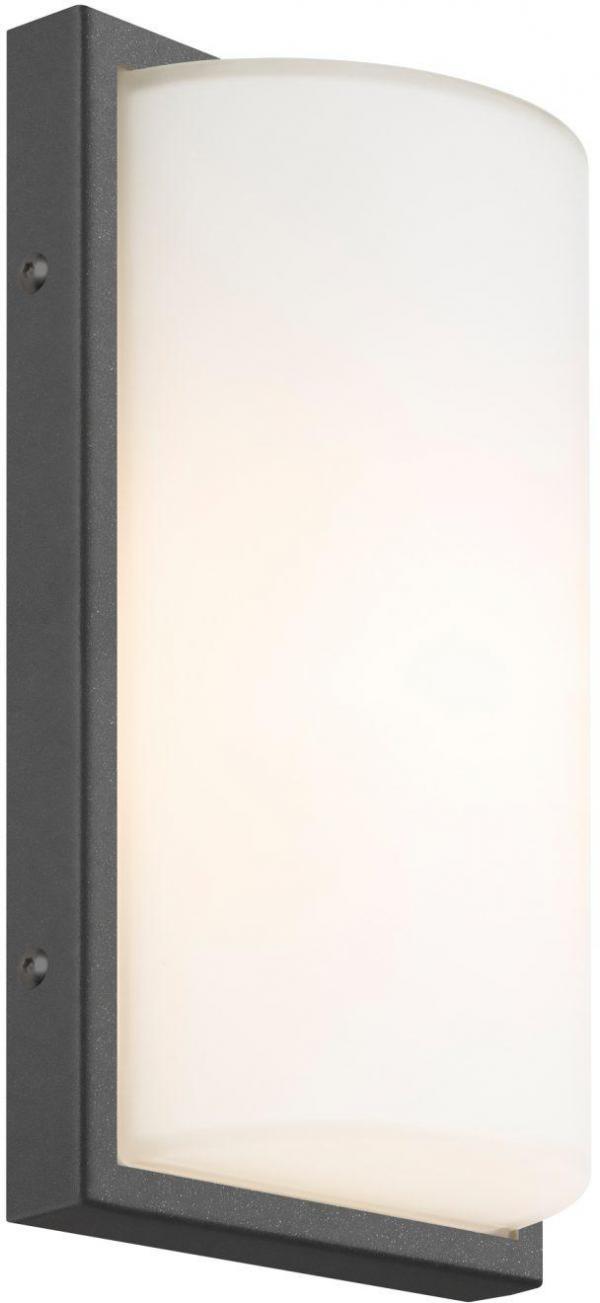 LCD Außenwandleuchte, mit Bewegungsmelder, LED 13 Watt, 3000K, graphit/edelstahl (039LEDSEN)