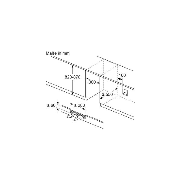 Neff KU9202HF0 N70 Einbau Weintemperierschrank, unterbaufähig, 30cm breit, 21 Standartweinflaschen, LED Licht, schwarz