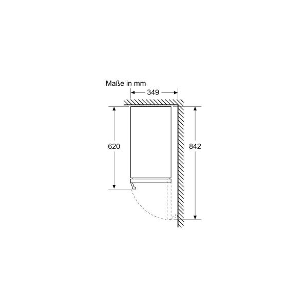 Neff KU9202HF0 N70 Einbau Weintemperierschrank, unterbaufähig, 30cm breit, 21 Standartweinflaschen, LED Licht, schwarz