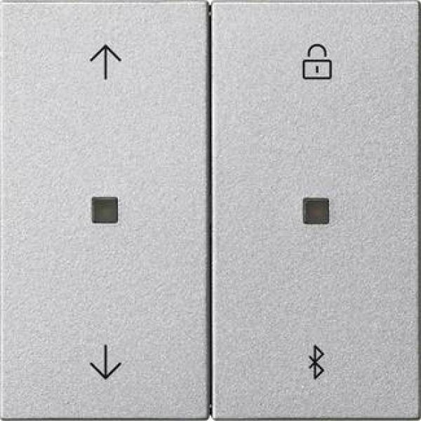 ARDEBO.de Gira 536726 Jalousie- und Schaltuhr BT, System 3000, für System 55, alu