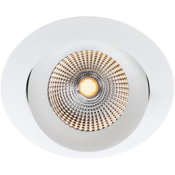 ARDEBO.de The Light Group Einbauleuchte SLC ONE 360 R68-83 WH 710TED 3000K CRI90 IP44 36°, 8W, 710lm, weiß (SLC1121)