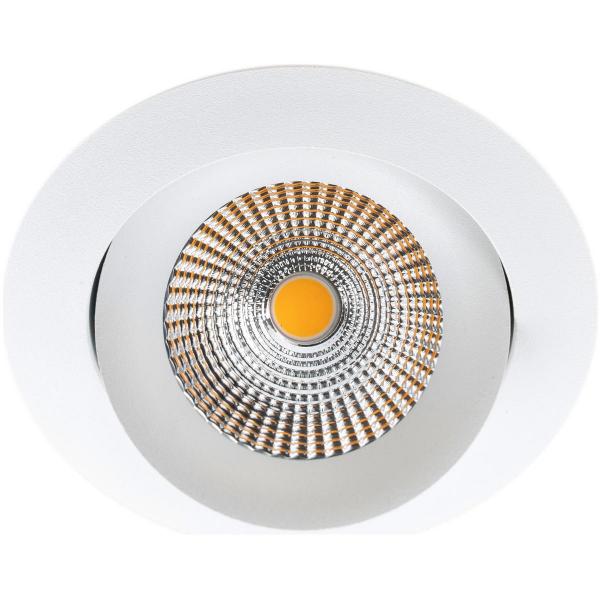The Light Group Einbauleuchte SLC ONE 360 R68-83 WH 710TED 3000K CRI90 IP44 36°, 8W, 710lm, weiß (SLC1121)