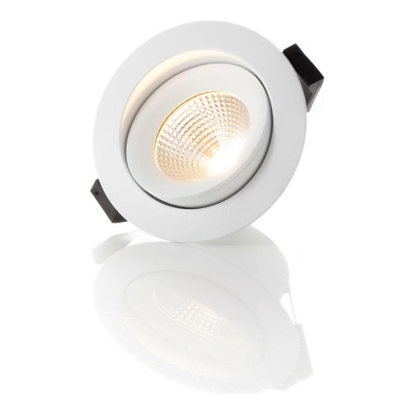 The Light Group Einbauleuchte SLC ONE 360 R68-83 WH 710TED 3000K CRI90 IP44 36°, 8W, 710lm, weiß (SLC1121)