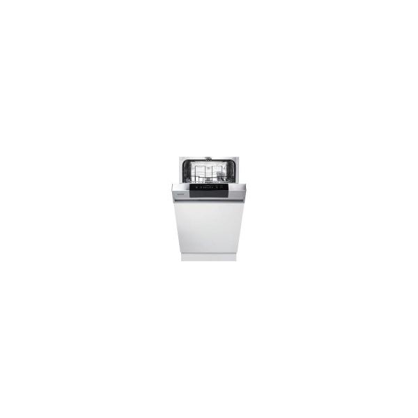 Gorenje GI520E15X Teilintegrierter Geschirrspüler, 45 cm breit, 9 Maßgedecke, 3 in 1 Funktion, EcoProgramm, Überlaufschutz, Edelstahl