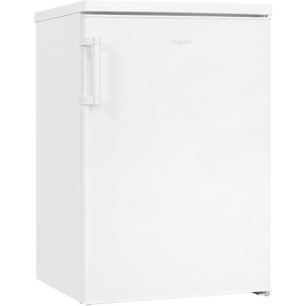 Exquisit KS16-V-H-010E Standkühlschrank, 56 cm breit, 133 L, Thermostat-Beleuchtung, weiß
