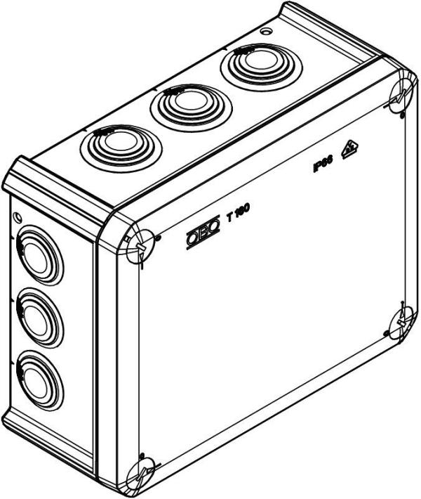 OBO Bettermann T 160 Kabelabzweigkasten, Einsteckdichtung Klemmleiste (2007440)