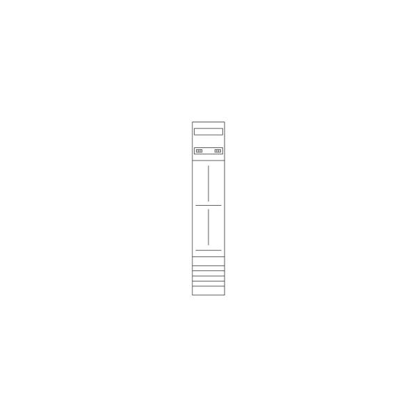 Hager ZH53Q3N Komplettfeld, Zählerfeld univers Z, 1350 mm, 2 Zählerplätze, 3-Punkt, 1-feldig