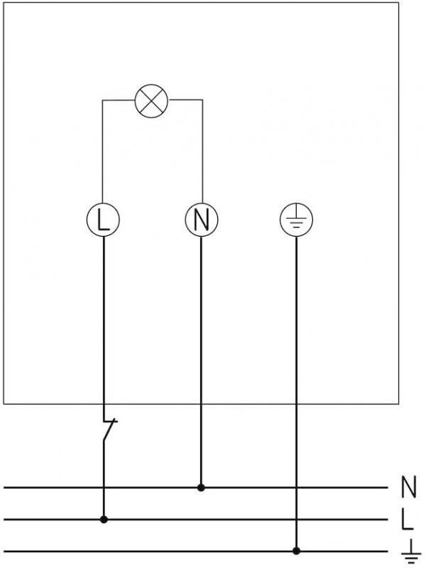 Theben theLeda D U AL LED-Leuchte Wandmontage 8,5 Watt, aluminium, Uplight, 3000 K, warmweiß, Bewegungsmelder 1020903