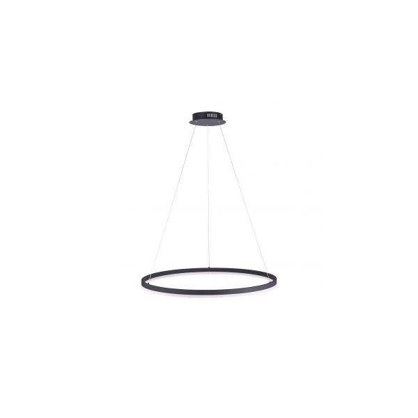 ARDEBO.de Paul Neuhaus LED Pendelleuchte, rund, anthrazit, Ø 80cm, dimmbar, modern, warmweiß, 52W, 6600lm (2383-13)