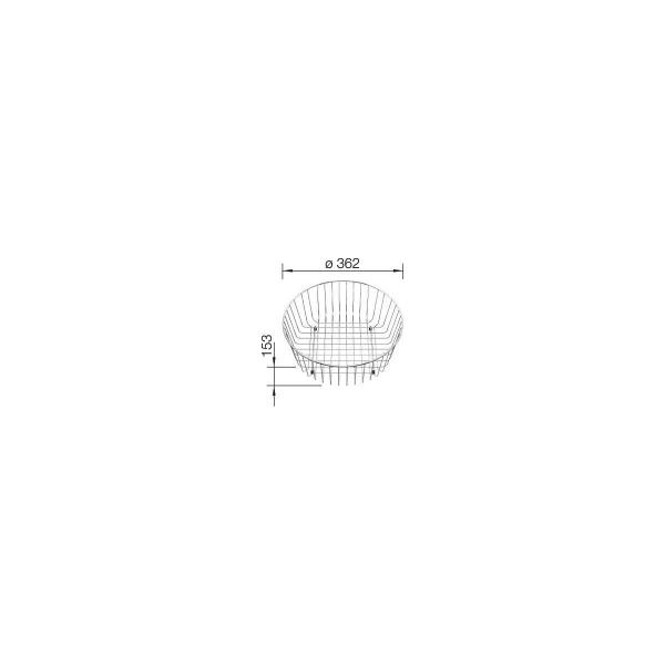 Blanco Geschirrkorb, Rondo, Ø 362 mm, Edelstahl (220574)