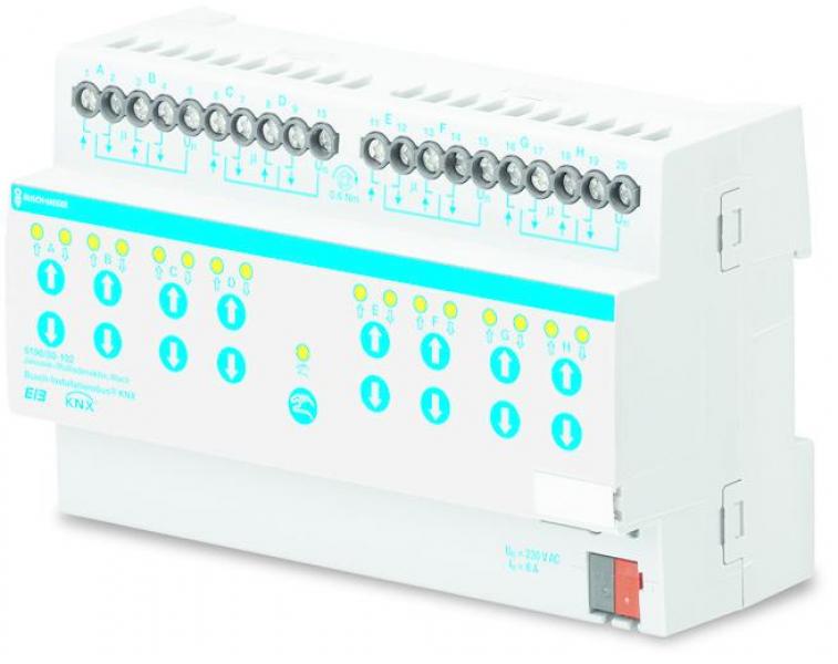 ARDEBO.de Busch-Jaeger 6196/80-102 Jalousieaktor, 6 A mit "Vor-Ort-Bedienung" 8-fach, KNX Powernet (2CKA006151A0218)