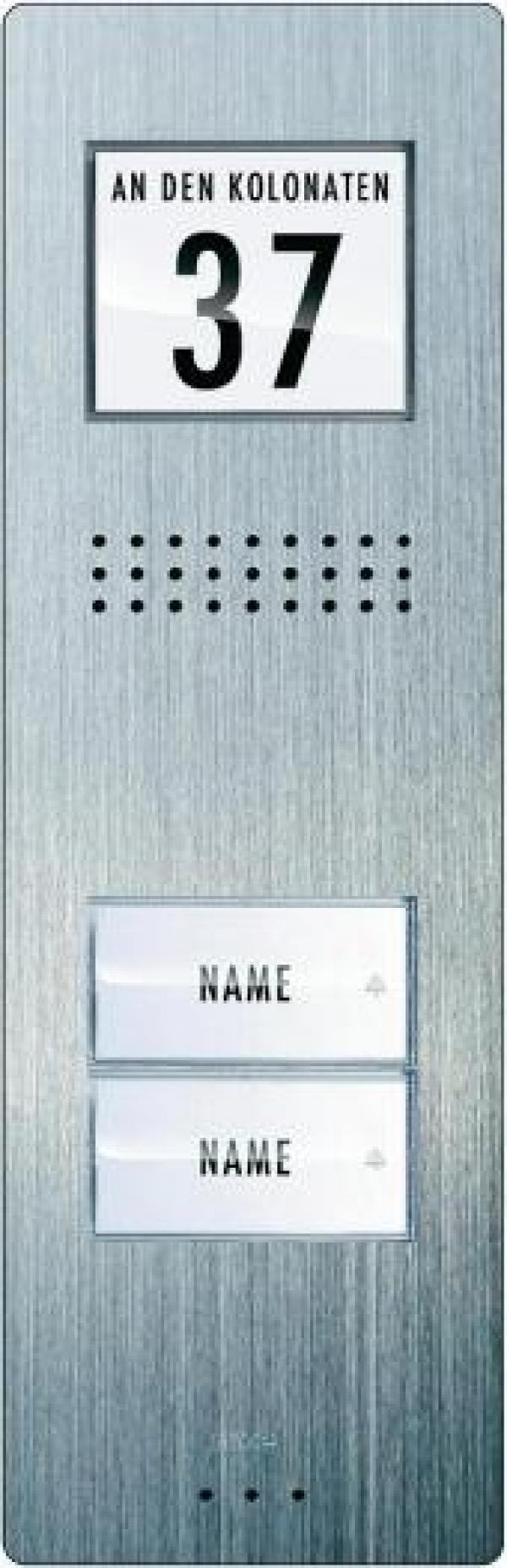 ARDEBO.de M-E Vistadoor ADV 220 Audio-Außenstation, Aufputz, 2-Familienhaus (40722)