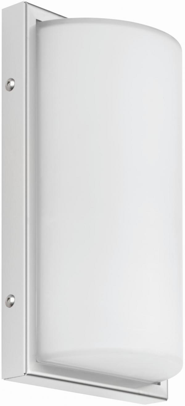 ARDEBO.de LCD Wandleuchte ohne Strebe, 75 Watt, Edelstahl (040)