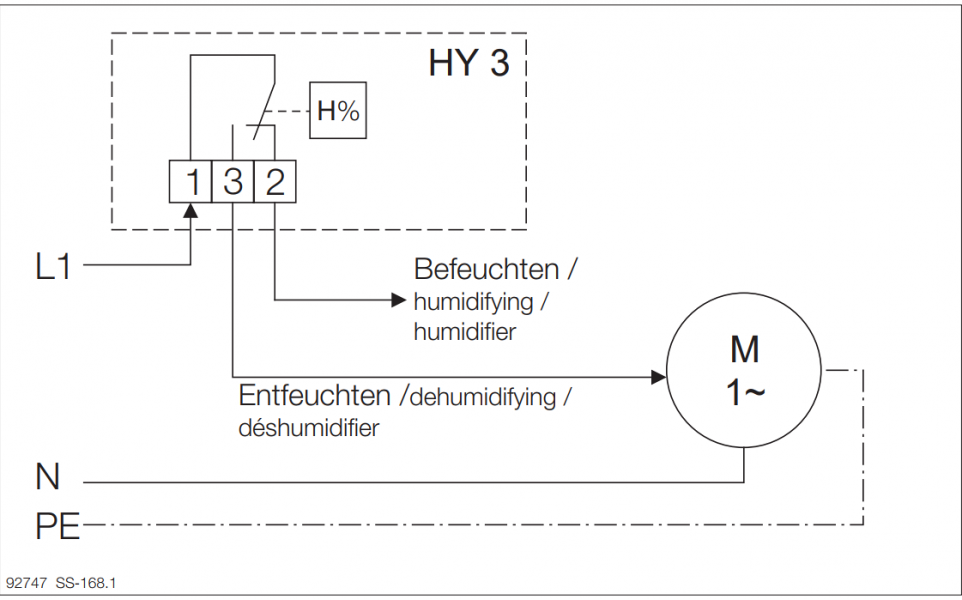 Helios HY 3 Hygrostat (1359)