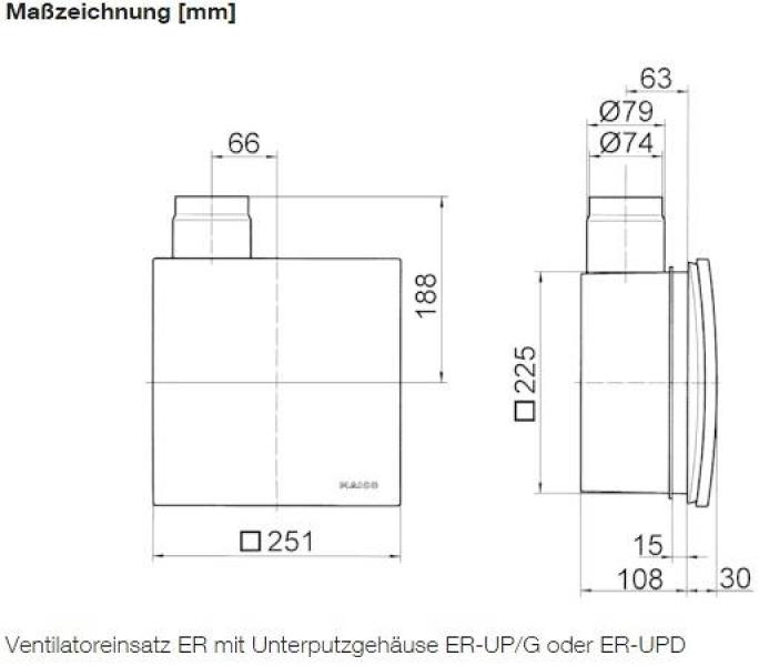 Maico ER 100 Ventilatoreinsatz (0084.0130)