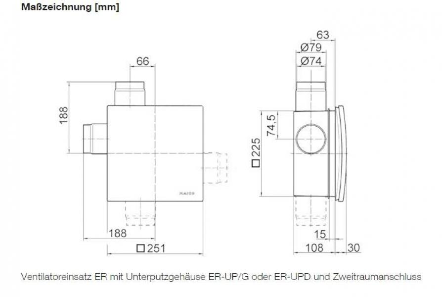 Maico ER 100 Ventilatoreinsatz (0084.0130)