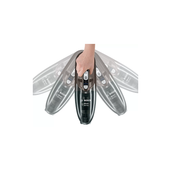 Bosch BHN16L Akku- Handstaubsauger Move Lithium 16Vmax, Bosch Lithium-Ionen Technologie, grau