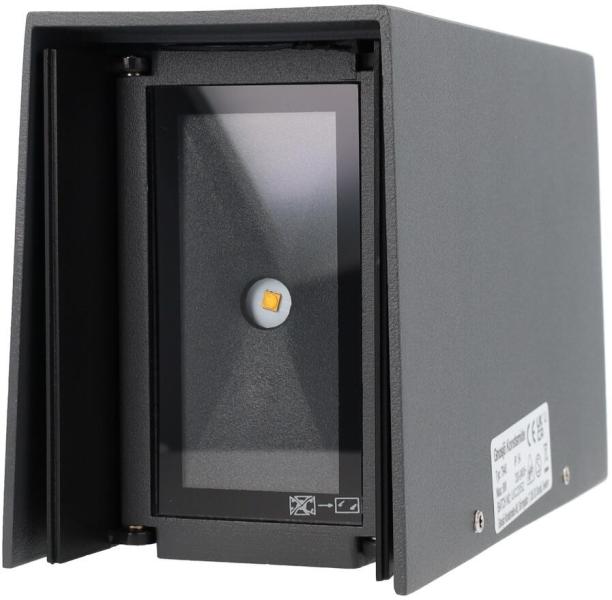 Konstsmide Cremona LED-Wandleuchte, 2 x 3W, schwarz (7940-370)