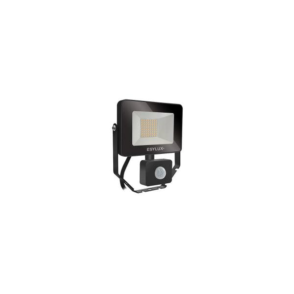 ARDEBO.de Esylux EL10810930 LED Strahler AFL BASIC LED 10W, 1000lm, 4000K, IP65, schwarz