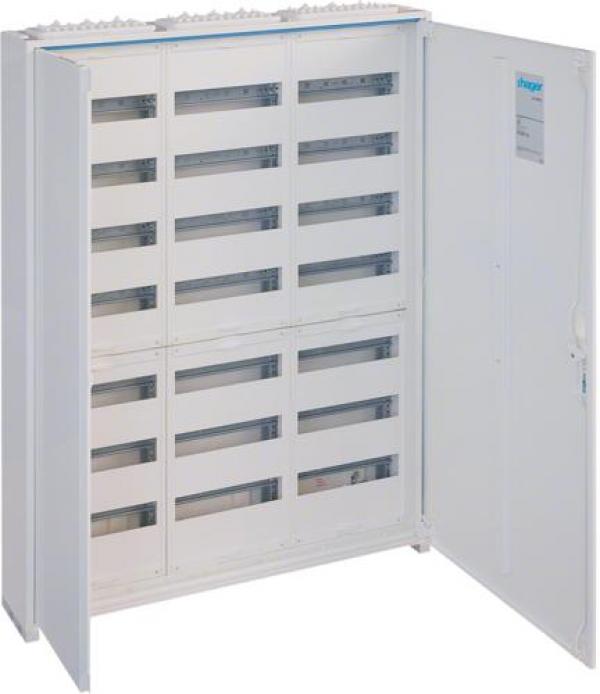 ARDEBO.de Hager FWB73S Feldverteiler AP, univers, IP44, SKII, 252PLE, 1100x800x161mm, QuickConnect