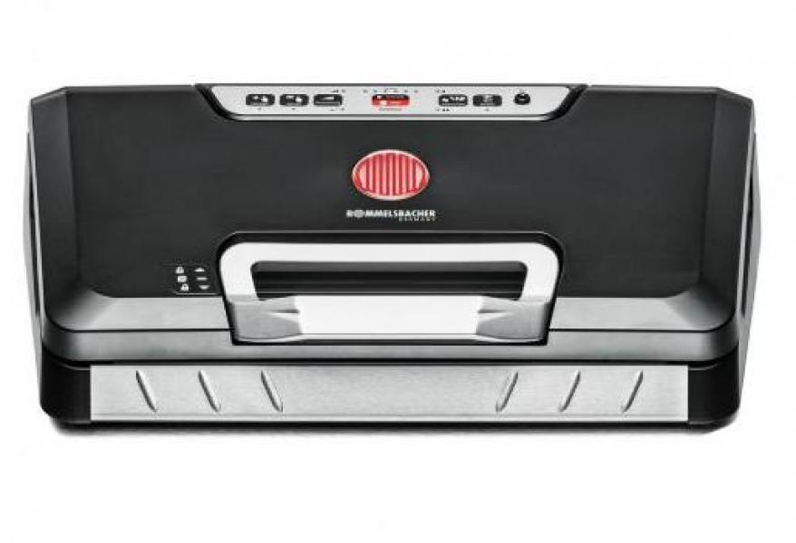 ARDEBO.de Rommelsbacher VAC485 Vakuumiergerät, 140 W, Einhand-Bedienung, schwarz