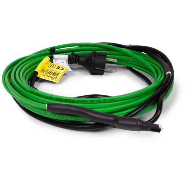Etherma ICE-04 Heizschleife mit Thermostat für Metallrohre, 4m, 40W, 230V (40572)