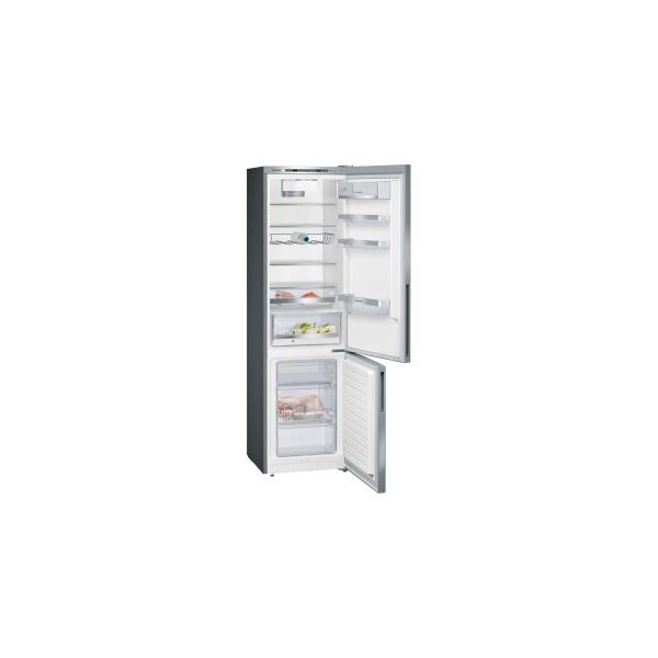 Siemens KG39E8IBA iQ500 Stand Kühl- Gefrierkombination, 60cm breit, 343L, hyperFresh, LED-Beleuchtung, antiFingerprint, lowFrost, bottleRack, Edelstahl