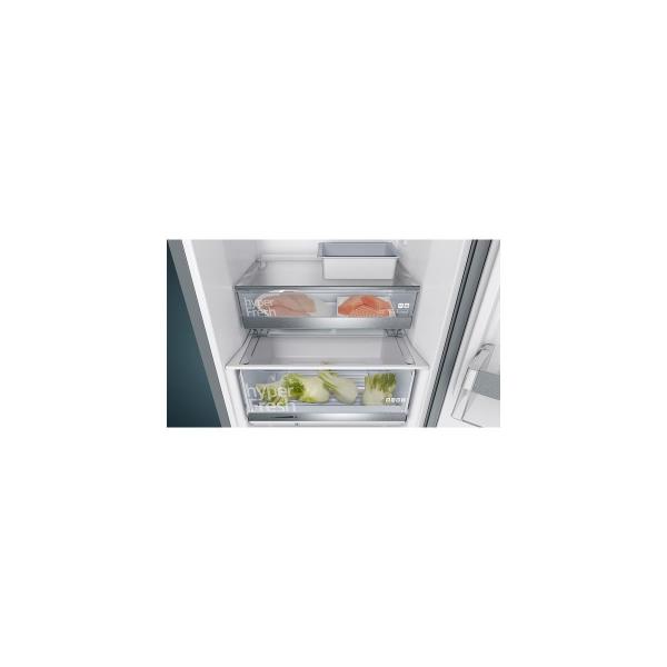Siemens KG39E8IBA iQ500 Stand Kühl- Gefrierkombination, 60cm breit, 343L, hyperFresh, LED-Beleuchtung, antiFingerprint, lowFrost, bottleRack, Edelstahl