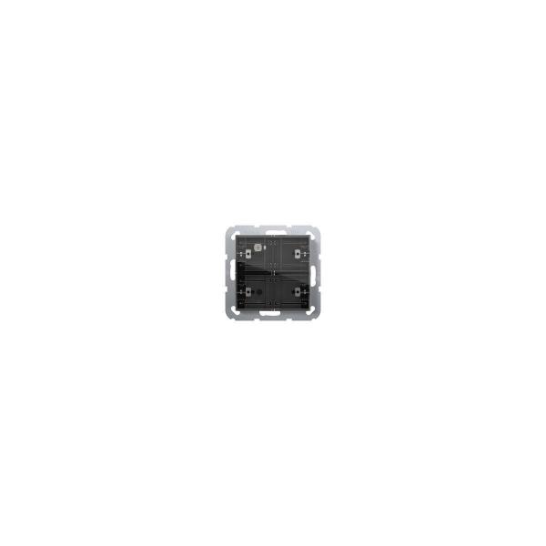 ARDEBO.de Gira 504200 Tastsensor 4 Komfort 2fach für KNX System 55, mit Inbetriebnahme-Wippe