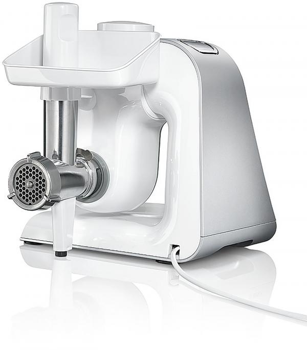 Bosch MUZ5FW1 Fleischwolf, Ø 4,5mm, weiß/aludruckguss
