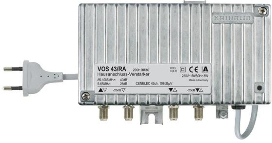 ARDEBO.de Kathrein VOS 43/RA (20910030) Hausanschluss-Verstärker