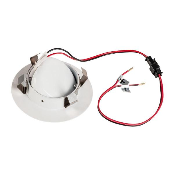 SLV WORO Indoor LED Wandeinbauleuchte, 3000K, weiß (1002922)