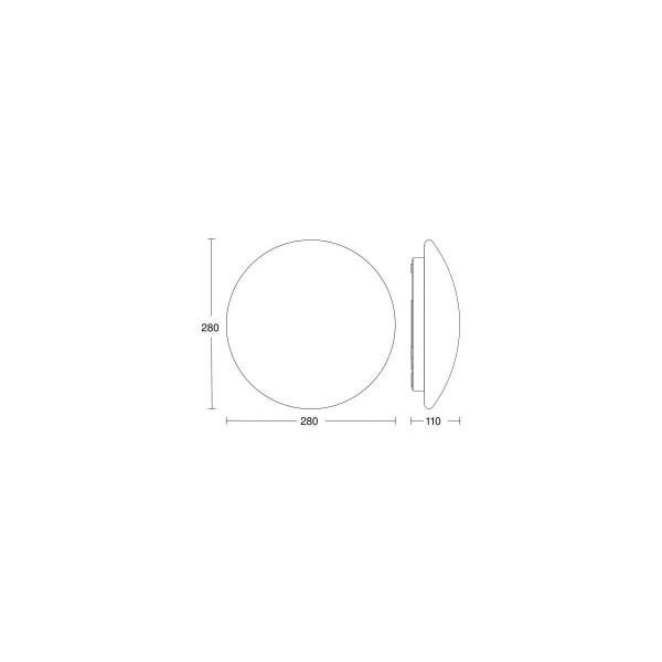 Steinel RS PRO P1 S Sensor-LED-Innenleuchte, 3000K, weiß (056063)