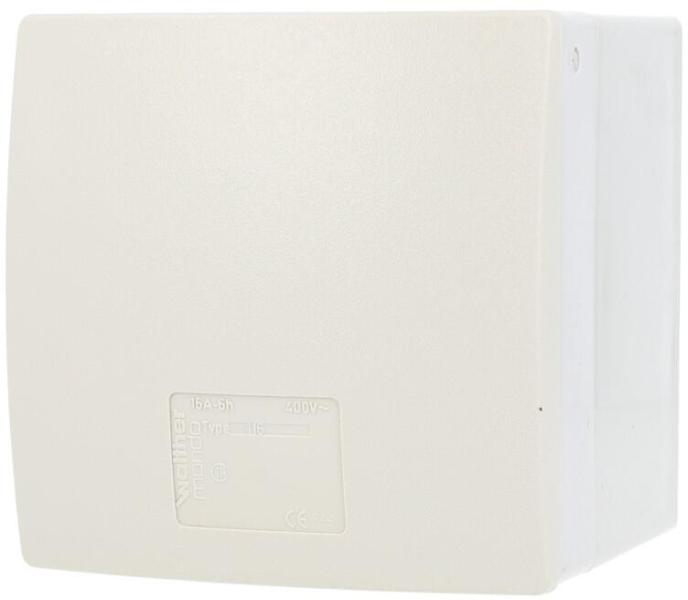 Walther Werke (116) CEE-Wandsteckdose, 16 A 5-polig, Lichtgrau