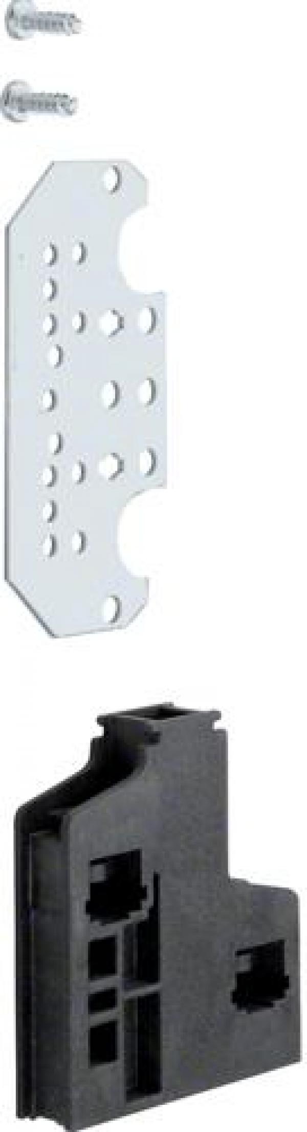 ARDEBO.de Hager UZ02S2 PE/N-Schienenträger, universN, Set = 2 Stück