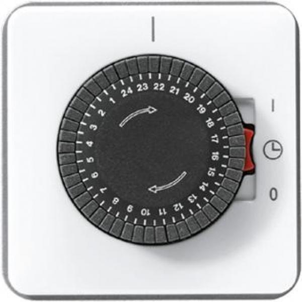 ARDEBO.de Schaltuhr mit Synchronmotorantrieb 16 AX 250 V, alpinweiß, JUNG CD5024WW